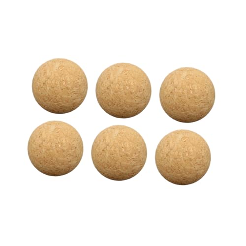 ELAYARD 6 Stück Teiliges Holz Tischfußballbälle für Standard Kicker mit Langlebigem Material als Kinderspielzeug für Indoor Fußballspiele Am Tisch ELAYARD 6 Stück Teiliges Holz Tischfußballbälle für Standard Kicker mit Langlebigem Material als Kinderspielzeug für Indoor Fußballspiele Am Tisch von ELAYARD