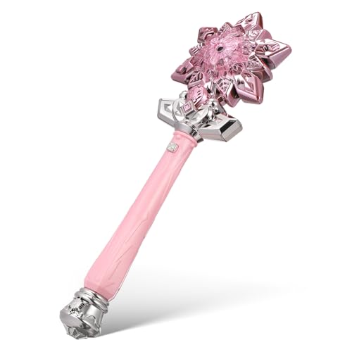 ELAYARD Zauberstab Sprühen Spielzeugstab Aus Mit Aufleuchten Leuchtende Partyversorgung Prinzessin Zauberstab Schneeflockenstab Leuchten Weihnachten Glühend Kind Plüsch Musik Rosa Plastik ELAYARD Zauberstab Sprühen Spielzeugstab Aus Mit Aufleuchten Leuchtende Partyversorgung Prinzessin Zauberstab Schneeflockenstab Leuchten Weihnachten Glühend Kind Plüsch Musik Rosa Plastik von ELAYARD