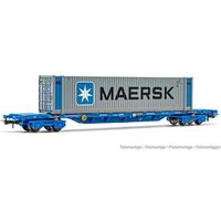 ELECTROTREN HE6044 H0 4-achs. Containertragwagen MMC3 mit 45’ Container „Maersk”, RENFE, Ep. VI von ELECTROTREN