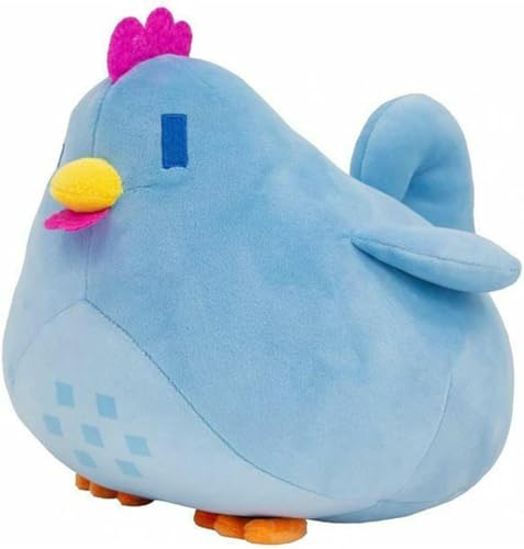 ELEFAD Stardew-Valley Game Huhn aus Plüsch, 20 cm, Plüschtier, Huhn, Zuchtkissen, für Fans (blau) von ELEFAD