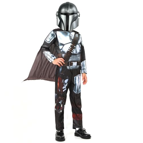 ELEGAWHISPR Halloween-Kostüm für Kinder, Deluxe-Overall für Kinder, Cosplay-Outfits mit Maske, Zubehör-Set (Größe M (6–8 Jahre)) von ELEGAWHISPR