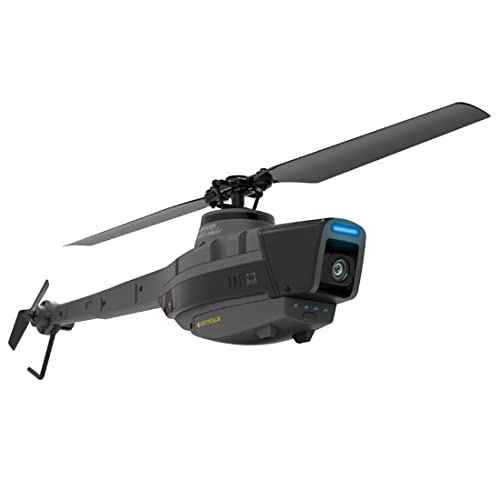 ELEMENTO RC-Hubschrauber für Erwachsene Kinder C128 4CH Black Hornet Luftkissenfahrzeug Model Aufklärungsflugzeuge Militär Flugzeuge 2024 Geschenk-RTF von ELEMENTO