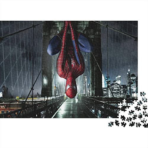 Spider Man Puzzle 1000 Teile Erwachsener Kniffel Spaß Für Die Ganze Familie - Abwechslungsreiche 1000 Puzzleteilige Motive Für Jeden Geschmack, Puzzle Erwachsene, Puzzel 1000pcs (75x50cm) von ELGISI