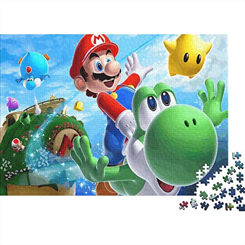 Super Mario Puzzle 500 Teile Erwachsener Kniffel Spaß Für Die Ganze Familie - Abwechslungsreiche 500 Puzzleteilige Motive Für Jeden Geschmack, Puzzle Erwachsene, Puzzel 500 + Teile 500pcs (52x38cm) von ELGISI