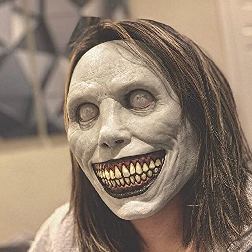 ELINA Gruselige Maske Lächelnde Dämonen Horror Mask Gruseligste Maske mit Auge Karneval Halloween Cosplay.Für Kinder über 3 und Erwachsene von ELINA