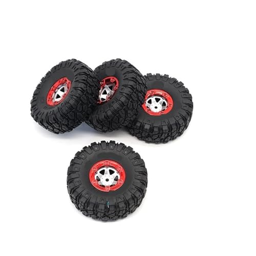 12428 1/12 RC Auto Ersatzteile 12428-ABC12429 FY-03 100mm Große Reifen(0070 Red Tires Four) von ELUPNMF