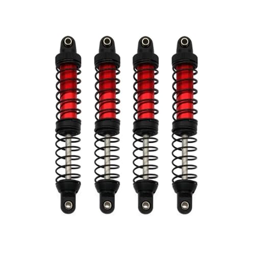 4 stücke Öl Dämpfer Metall Stoßdämpfer 70-120mm Compatible with 1/10 RC Crawler Auto 90046 RBX10(4pcs 90mm) von ELUPNMF