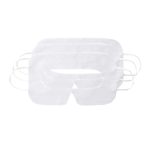 ELUPNMF 50/100 Stück VR Universal Augenabdeckung Einweg-Augenmasken-Schutzpolster kompatibel mit VR-Zubehör(100PCS White) von ELUPNMF