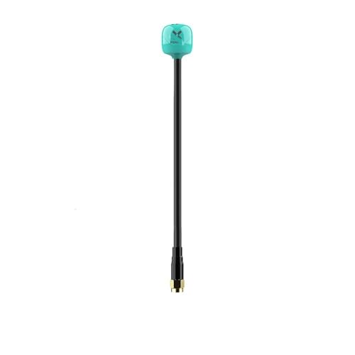 ELUPNMF Foxeer Ant Lollipop 4 Plus 4+ FPV 2,6 Dbi RHCP Kompatibel mit FPV Racing Drone SMA RPSMA UFL MMCX Omni LDS Ant(1PCS Teal 15CM) von ELUPNMF