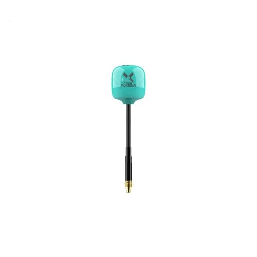 ELUPNMF Foxeer Ant Lollipop 4 Plus 4+ FPV 2,6 Dbi RHCP Kompatibel mit FPV Racing Drone SMA RPSMA UFL MMCX Omni LDS Ant(1PCS Teal MMCX S) von ELUPNMF