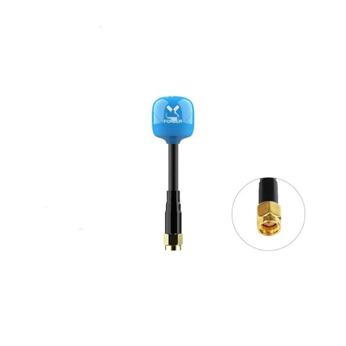 Foxeer Ant Lollipop 4 Plus 4+ FPV 2,6 Dbi RHCP Kompatibel mit FPV Racing Drone SMA RPSMA UFL MMCX Omni LDS Ant(1PCS Blue RPSMA) von ELUPNMF