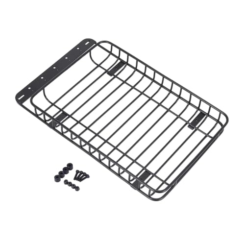 Gepäckträger Dachträger Metall 232x145mm Compatible with 1/10 RC Crawler Auto II III Upgrade Teile von ELUPNMF