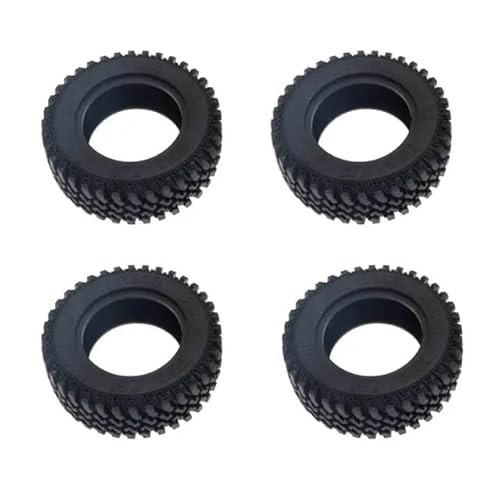 MN86 Intakt 80MM RC Reifen Professionelle Kunststoff Gummi Upgrade Teile Fit Compatible with RC Zubehör(4PCS tire Skin) von ELUPNMF