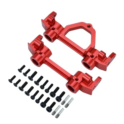 Metall-Upgrade-Halterung Compatible with die vordere und hintere Stoßstange, kompatibel mit 90046 90047 90022 90028 110 RC Crawler Autoteilen(Front and Rear Red) von ELUPNMF