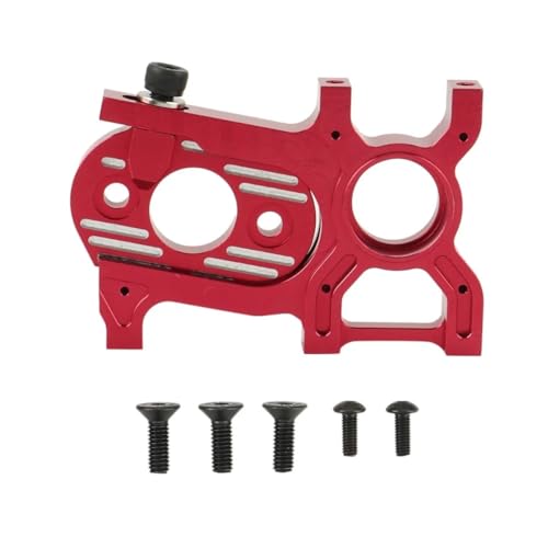 Sichere Metallkanalsperre Motorhalterung For6S 1/8 1/10 RC Auto Upgrade Teile(Red) von ELUPNMF