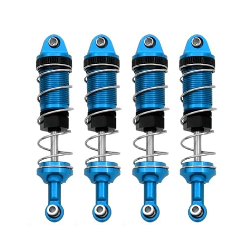 Upgrade Metall Stoßdämpfer Dämpfer Kompatibel Mit 1/16 16101 16102 16103 H16 16207 MN128 MN86 MN86KS Compatible with 1/12 RC Autos Ersatz Teile(Blue) von ELUPNMF