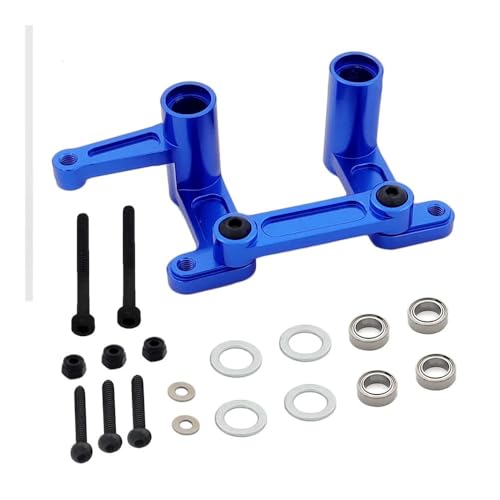 Upgrade-Set Compatible with Metall-Spurstangen und Lenkhebel Compatible with 1/10 2WD VXL Drag(Blue) von ELUPNMF