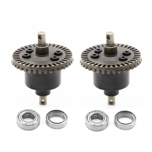 Upgrade Teile Compatible with 4x4 VXL HQ727 1/10 RC Auto Vorne Und Hinten Differential Mit Lager(2pcs) von ELUPNMF