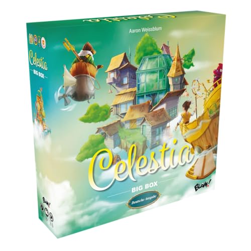 Celestia Big Box, kooperative, ELZNIR GAMES, Luftschiffreise, wunderschön illustriert, Würfelspiel, 2-6 Spieler, ab 8 Jahren, Spieldauer 30 Min., inkl. Erweiterungen, Familienbrettspiel Celestia Big Box, kooperative, ELZNIR GAMES, Luftschiffreise, wunderschön illustriert, Würfelspiel, 2-6 Spieler, ab 8 Jahren, Spieldauer 30 Min., inkl. Erweiterungen, Familienbrettspiel von ELZNIR GAMES