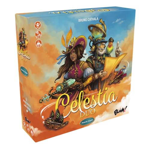 Celestia Duo – Kooperatives 2-Personen-Spiel mit Luftschiffen, Würfeln & Piraten – Spannendes Abenteuer mit Push-Your-Luck-Mechanik – Kompakt, Deutsch – ELZNIR GAMES Celestia Duo – Kooperatives 2-Personen-Spiel mit Luftschiffen, Würfeln & Piraten – Spannendes Abenteuer mit Push-Your-Luck-Mechanik – Kompakt, Deutsch – ELZNIR GAMES von ELZNIR GAMES