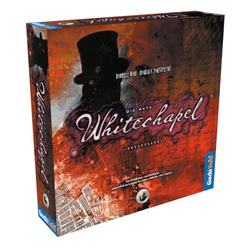 ELZNIR GAMES GU002 Die Akte Whitechapel-Deutsch Brettspiel, für 2-6 Personen, ab 14 Jahren ELZNIR GAMES GU002 Die Akte Whitechapel-Deutsch Brettspiel, für 2-6 Personen, ab 14 Jahren von ELZNIR GAMES