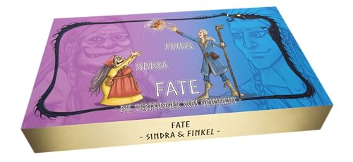 Fate: Verteidiger von Grimheim – Sindra und Finkel Erweiterung, kooperatives Fantasy-Brettspiel, Neue Helden & Fähigkeiten, für 1-4 Spieler, ab 14 Jahren, Tower-Defense Strategie, ELZNIR GAMES von ELZNIR GAMES