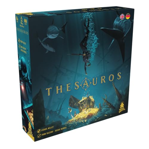 Thesauros – Strategisches Eurogame um Schatzsuche & Budgetmanagement – Worker Placement mit Tiefsee-Setting – Solo- & Expertenmodus – Deutsch & Englisch – ELZNIR GAMES Thesauros – Strategisches Eurogame um Schatzsuche & Budgetmanagement – Worker Placement mit Tiefsee-Setting – Solo- & Expertenmodus – Deutsch & Englisch – ELZNIR GAMES von ELZNIR GAMES