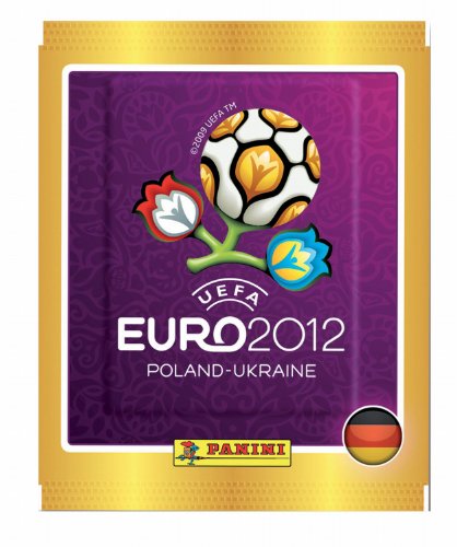 Panini Sticker EM 2012 - 1 Tüte mit 5 Stickern von EM 2012