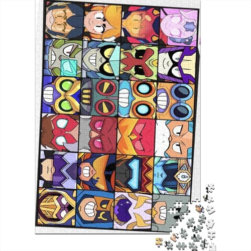 Brawl in The Wilds Herausforderndes Vertikales Puzzle – 1000 Teile, Großartige Geschenkidee Für Erwachsene 300pcs (40x28cm) von EMAROVLEN