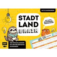Stadt, Land, Brain – Der Spieleklassiker mit den beliebtesten Kategorien Stadt, Land, Brain – Der Spieleklassiker mit den beliebtesten Kategorien von EMF Edition Michael Fischer