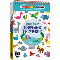 EMF 9783745916553 Erstes Malen - 90 lustige Schablonen EMF 9783745916553 Erstes Malen - 90 lustige Schablonen von EMF
