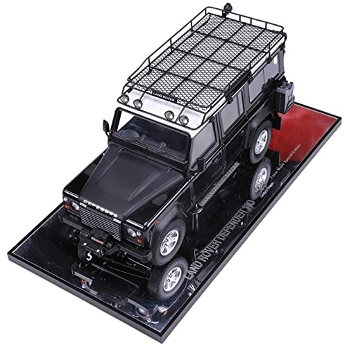 EMRGAZQD Motorfahrzeuge Replika Auto 1/18 Für Land Rover Defender 110 Simulation Diecast Geländewagen Legierung Auto Modell Hobby Originalgetreue Nachbildung(Black) von EMRGAZQD