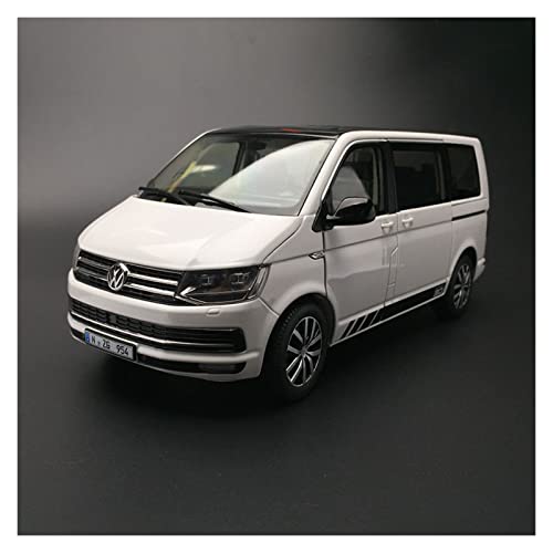 EMRGAZQD Motorfahrzeuge Replika Auto 1/18 Für Volkswagen Multivan MPV Legierung Druckguss Business Auto Modell Simulation Erwachsene Sammeln Souvenir Originalgetreue Nachbildung(White) von EMRGAZQD