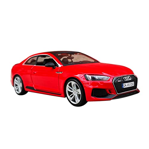 EMRGAZQD Motorfahrzeuge Replika Auto 1/24 Für AUDI RS5 Simulation Legierung Druck Druck Sport Auto Modell Sound Licht Fahrzeug Geschenk Originalgetreue Nachbildung(Red) von EMRGAZQD