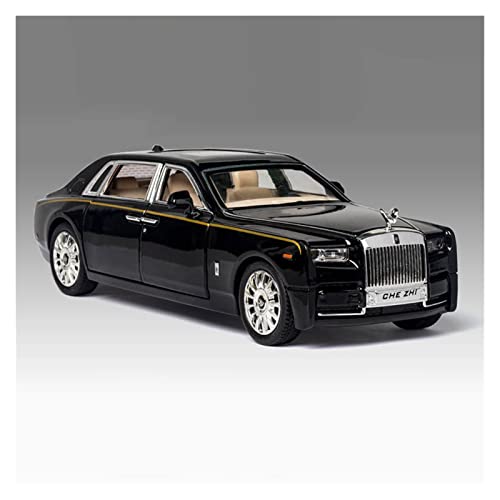 EMRGAZQD Motorfahrzeuge Replika Auto 1/24 Für Rolls Royce Phantom Simulation Legierung Luxus Auto Modell Diecast Pull Back Fahrzeug Sammlung Geschenke Originalgetreue Nachbildung(Black) von EMRGAZQD