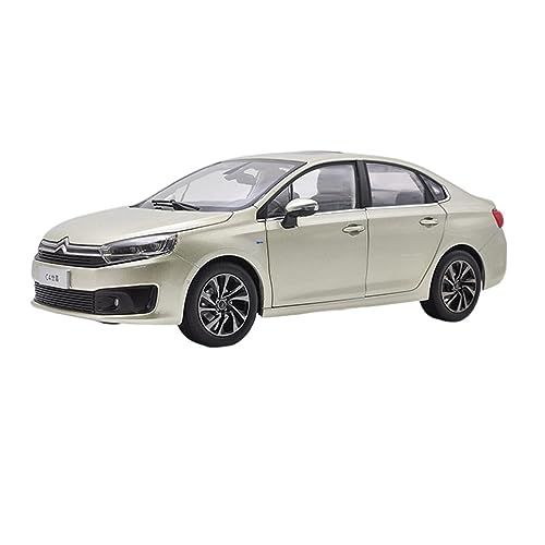 EMRGAZQD Motorfahrzeuge Replika Auto 1:18 Für Citroen C4 Automodell Aus Druckguss-Legierungsmetall Geschenke Spielzeug, Sammlung Ornamente Dekorieren Originalgetreue Nachbildung(White) von EMRGAZQD