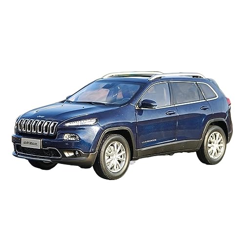 EMRGAZQD Motorfahrzeuge Replika Auto 1:18 Für Fick Marke Jeep Free Light Jeep Cherokee Simulation Legierung Druckguss Modell Ornamente Originalgetreue Nachbildung (Color : Blue) von EMRGAZQD