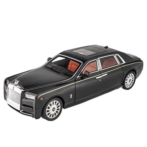 EMRGAZQD Motorfahrzeuge Replika Auto 1:18 Für Rolls-Royce Phantom Simulation Auto Modell Sound Und Licht Zurückziehen Sammlung Dekoration Geschenk Originalgetreue Nachbildung(Black) von EMRGAZQD