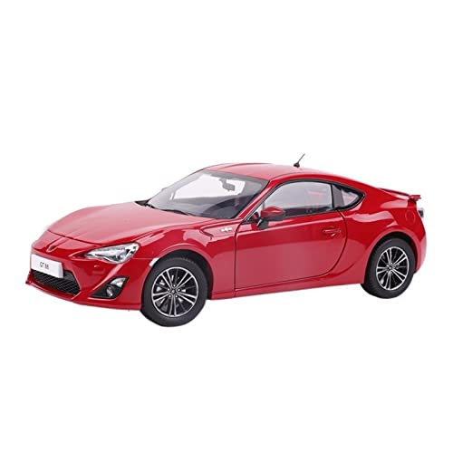 EMRGAZQD Motorfahrzeuge Replika Auto 1:18 Für Toyota GT86, Rote Legierung, Sportwagenmodell, Simulation Von Druckgussfahrzeugen, Statische Ornamente Originalgetreue Nachbildung von EMRGAZQD