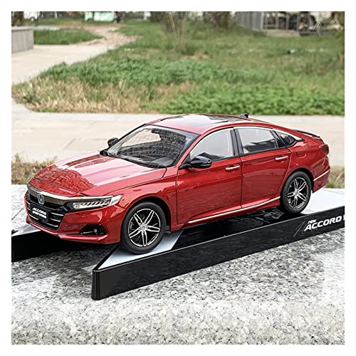 EMRGAZQD Motorfahrzeuge Replika Auto 1:18 for Honda Accord Simulation Legierung Automodell Statisches Fahrzeug Sammlerstück Souvenirs Ornament Originalgetreue Nachbildung(Red) von EMRGAZQD