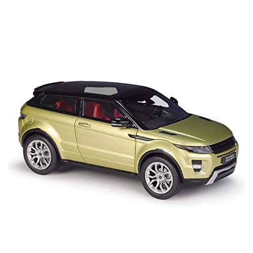 EMRGAZQD Motorfahrzeuge Replika Auto 1:18 for Land Rover Aurora Evoque SUV Legierung Automodell Diecast Simulation Metall Spielzeug Sammlung Geschenk Originalgetreue Nachbildung (Color : Green) von EMRGAZQD