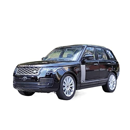 EMRGAZQD Motorfahrzeuge Replika Auto 1:18 for Land Rover Legierung Automodell Druckguss Metall Automodell Simulation Sound Und Licht Spielzeug Geschenk Originalgetreue Nachbildung (Color : Black) von EMRGAZQD