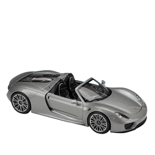 EMRGAZQD Motorfahrzeuge Replika Auto 1:18 for Porsche 918 Spyder Legierung Sportwagen Modell Druckguss Metall Fahrzeuge Auto Modell Simulation Originalgetreue Nachbildung(Convertible) von EMRGAZQD