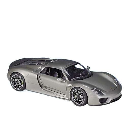 EMRGAZQD Motorfahrzeuge Replika Auto 1:18 for Porsche 918 Spyder Legierung Sportwagen Modell Druckguss Metall Fahrzeuge Auto Modell Simulation Originalgetreue Nachbildung(Hardtop) von EMRGAZQD