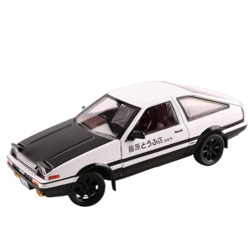 EMRGAZQD Motorfahrzeuge Replika Auto 1:20 Für Toyota AE86 Legierung Automodell Druckguss Metall Automodell Simulation Sound Und Licht Sammlerstück Geschenk Originalgetreue Nachbildung(Black) von EMRGAZQD