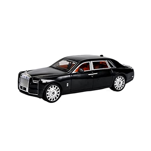 EMRGAZQD Motorfahrzeuge Replika Auto 1:20 for Rolls Royce Phantom Alloy Diecasts Metall Automodell Ornamente Simulation Sound Licht Spielzeug Geschenk Originalgetreue Nachbildung (Color : Black) von EMRGAZQD