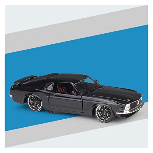 EMRGAZQD Motorfahrzeuge Replika Auto 1:24 Für Dodge Charger R/T 1969 Legierung Muscle Car Metall Sammlung Fahrzeug Als Geburtstagsgeschenk Originalgetreue Nachbildung(Black) von EMRGAZQD