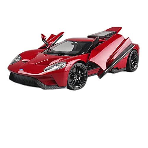 EMRGAZQD Motorfahrzeuge Replika Auto 1:24 Für Ford GT Simulation Legierung Sport Auto Modell Diecast Fahrzeug Sammlung Geschenk Display Originalgetreue Nachbildung(Blue) von EMRGAZQD