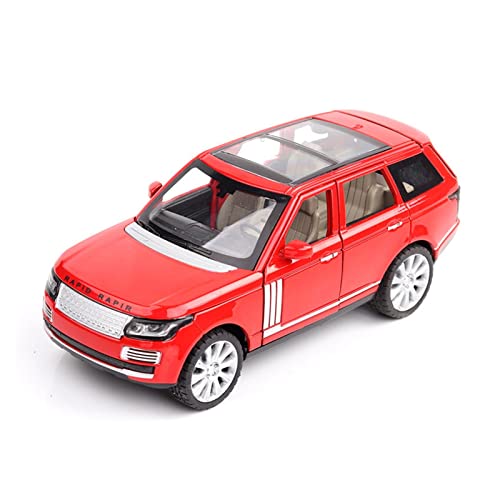 EMRGAZQD Motorfahrzeuge Replika Auto 1:24 Für Land Rover Range Rover Simulation Diecast Off-road Auto Modell Legierung Zurückziehen Fahrzeuge Geschenk Originalgetreue Nachbildung(Red) von EMRGAZQD