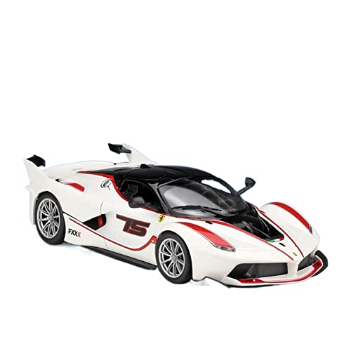 EMRGAZQD Motorfahrzeuge Replika Auto 1:24 for Ferrari FXX K Legierung Auto Modell Diecasts Simulation Metall Auto Spielzeug Sammlung Geschenk Originalgetreue Nachbildung(White) von EMRGAZQD